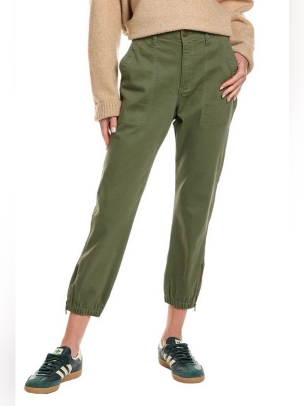Cabi Traveler Pant Olive - Size 8